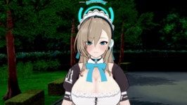 블루아카이브아스나 팬티 노출