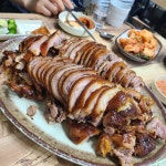 참치회랑 족발