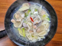 백합술찜 백합칼국수