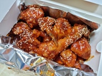 맥시칸 양념치킨과 레드콤보