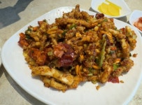 퀄좋은 화교주인의 마파두부와 북경식 군만두