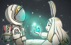 우주인VS달토끼소녀