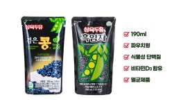 지마켓삼육두유 검은콩과 흑임자 두유 파우치190ml 80팩 28280원 품절