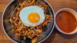 올만에 중화비빔밥