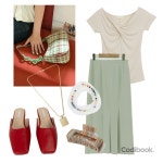 Highteen,사랑스러운,편하게,vintage,빈티지 코디 by 미리미 - 코디북 Highteen,사랑스러운,편하게,vintage,빈티지 코디