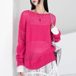 binary01 - 아네스 울 네트 니트 - 코디북 아네스 울 네트 니트