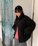 DAILYJOU - 피오티 오버핏 카라 포켓 야상 패딩 점퍼(공용) - 3 color - 코디북 피오티 오버핏 카라 포켓 야상 패딩 점퍼(공용) - 3 color