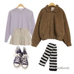 니트,스커트,스니커즈 코디 by 연꽃 - 코디북 니트,스커트,스니커즈 코디