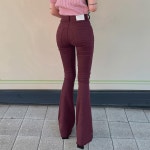 wannabemuse - 어텀 인생핏 부츠컷 하이웨스트 팬츠 스판 코튼 면 바지... 어텀 인생핏 부츠컷 하이웨스트 팬츠 스판 코튼 면 바지 사계절... 