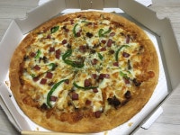 페스츄리 도우를 사용하는 피자