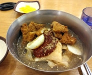 말로만 듣던 돈까스 냉면