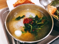 분당에서 냉면 먹었습니다 롯데백화점 분당점 삼미식당