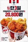 KFC갓양념치킨 8조각크리스피 8조각 20800원 외
