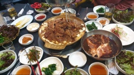정말 오래 버티는 돼지갈비집