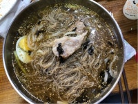 양양면옥에서 먹은 막국수와 수육