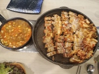 합정역 삼겹살 무한리필 혼밥하고 왔어요