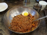 부산 비빔 밀면 수제 만두