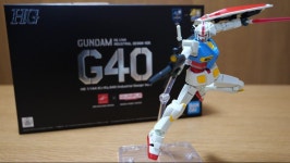HGUC 1144 건담 G40 가조립 사진 추가