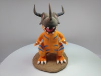 디지몬 그레이몬 피규어 만들기 클레이아트