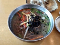 메밀옹심이칼국수Feat 꿩만두 약간의 비빔막국수