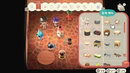 모여봐요 둥물의 숲 2 아미보 주민과 스튜디오 촬영