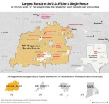 미국에서 가장 큰 목장 크기는 어느 정도일까