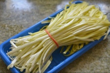 구황부추볶음과 순두부찌개ㅎ