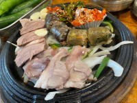 이북집 찹쌀순대에서 먹은 순대국 정식