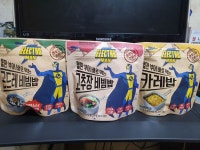 일렉트로맨 물만 부어 바로 먹는 OO밥 3종을 먹어보았습니다