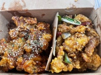 노랑통닭 순살 삼종세트
