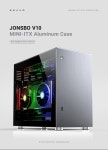 브라보텍, ITX 규격 JONSBO V10 알루미늄&강화유리 PC 케이스 출시