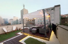 스압게임아지트셀프 옥상 파고라 공사