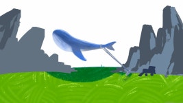 고래로 농사하는 그림