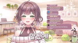 버튜버 한국인이 영어로 번역해 채팅 하는 것이 웃긴 버튜버