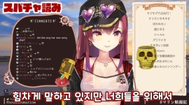 버튜버호쇼 마린의 본래 목소리는 홍장미