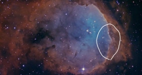 제임스 웹 첫 이미지의 용골자리 성운 위치