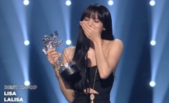 블랙핑크 리사 MTV VMA 베스트 K팝 수상 블링크 고마워