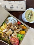 샐러드 맛있네요