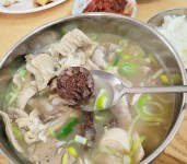 충북 영동에서 먹은 순대국밥