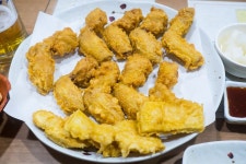 세종에서 장어한판 진도에서 낙지요리 닭날개 튀김