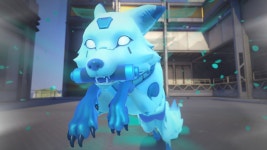 4K UHD 오버워치2 여우길 일반사이버신화 스킨 비교