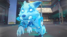 4K UHD 오버워치2 여우길 일반사이버신화 스킨 비교