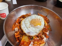처음으로 먹어본 중화비빔밥
