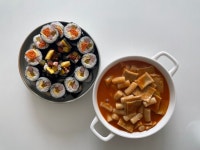 집에서 만들어 먹은 김밥