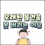 오래된 물건을 못 버리는 이유