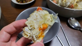 어버이날겸 돌잔치겸 꽃게찜 꽃게라면