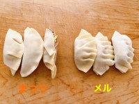 버튜버 1기생 수제 손 만두 빚은거 모양 보기
