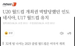 U20 월드컵 개최권 박탈당했던 인도네시아, U17 월드컵 유치 | 정치유머 게시판 U20 월드컵 개최권 박탈당했던 인도네시아, U17 월드컵 유치... 