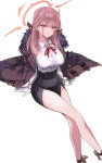 블루아카 다리 꼰 아루