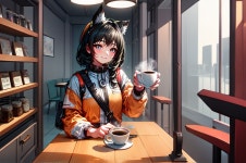 나른하고 추운 일요일 아침은 귀여운 소녀들과 따뜻한 커피를 | AI 창작그림 게시판 | RULIWEB 나른하고 추운 일요일 아침은 귀여운 소녀들과... 